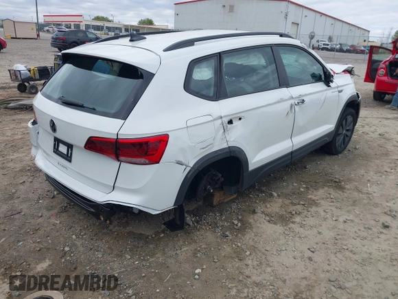 2023 Volkswagen Taos S с VIN 3VVDX7B26PM338533, выставлен на аукционе IAAI как лот 41850012 с пробегом 27 259 миль миль и . История ставок и продаж доступна на DreamBid. Изображение 4.