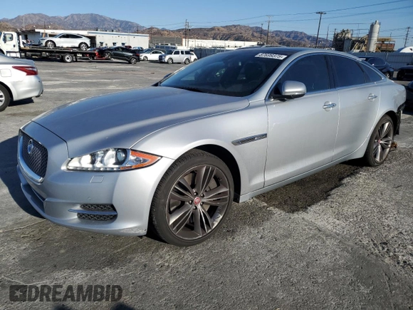 2011 Jaguar XJ with VIN SAJWA1JC0BMV13347, listed as a Copart auction lot 87699375 with Not Provided miles and Salvage Title. Bid and sale history available at DreamBid. Image 1.