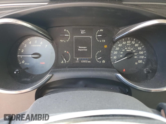 2019 Toyota Sequoia SR5 with VIN 5TDBY5G14KS165403, listed as a Copart auction lot 76483444 with 63,932 mi miles and Salvage Title. Bid and sale history available at carsss.com. Image 9.