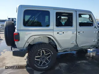 2024 Jeep Wrangler Sahara with VIN 1C4PJXEN7RW103564, listed as a IAAI auction lot 41997651 with 16,529 mi miles and . Bid and sale history available at carsss.com. Image 18.