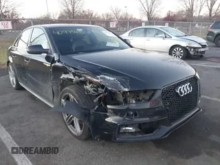 2013 Audi A4 2.0T Prestige with VIN WAUKFAFL9DN015049, listed as a IAAI auction lot 40975645 with 104,407 mi miles. Bid and sale history available at carsss.com. Image 1.