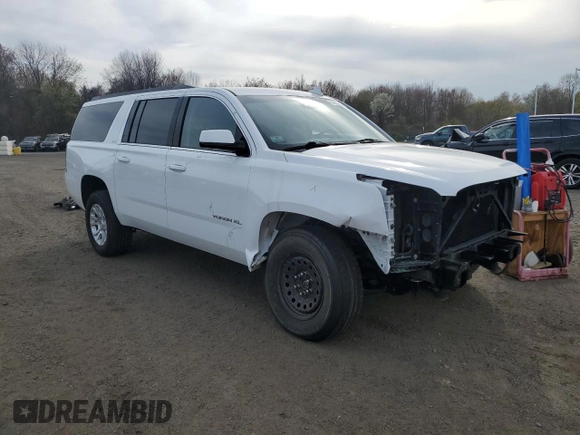 2018 GMC Yukon XL SLT with VIN 1GKS2GKC8JR307890, listed as a Copart auction lot 54428945 with 65,590 mi miles and Salvage title. Bid and sale history available at DreamBid. Image 4.