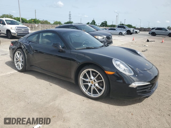 2013 Porsche 911 Carrera with VIN WP0AA2A91DS106896, listed as a Copart auction lot 61934304 with Not Provided miles and Salvage Title. Bid and sale history available at carsss.com. Image 4.