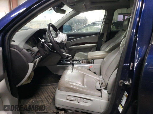 2016 Acura MDX w/Tech/Entertainment with VIN 5FRYD4H69GB016229, listed as a Copart auction lot 50205395 with 163,865 mi miles and Salvage Title. Bid and sale history available at carsss.com. Image 7.