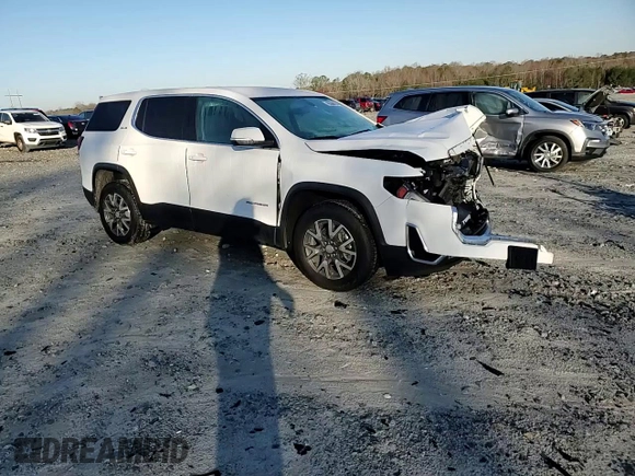 2021 GMC Acadia SLE with VIN 1GKKNKLA2MZ148828, listed as a Copart auction lot 48356075 with 63,191 mi miles and Salvage Title. Bid and sale history available at DreamBid. Image 11.