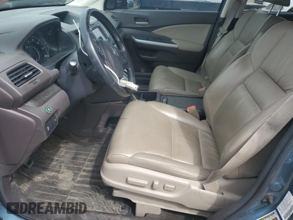 2014 Honda CR-V EX-L with VIN 5J6RM4H72EL009383, listed as a Copart auction lot 51200455 with 56,284 mi miles and Salvage Title. Bid and sale history available at carsss.com. Image 7.