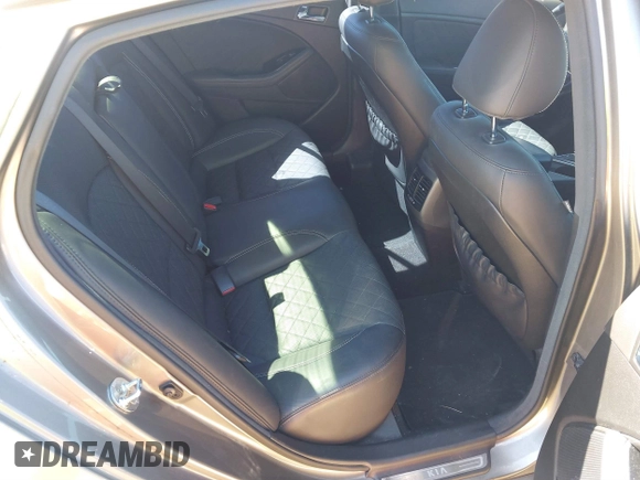 2015 Kia Optima SX Turbo with VIN 5XXGR4A63FG384894, listed as a IAAI auction lot 41843637 with 101,364 mi miles and . Bid and sale history available at DreamBid. Image 8.