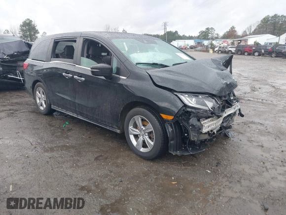 2019 Honda Odyssey EX-L with VIN 5FNRL6H76KB116195, listed as a IAAI auction lot 41078250 with 106,922 mi miles. Bid and sale history available at carsss.com. Image 1.