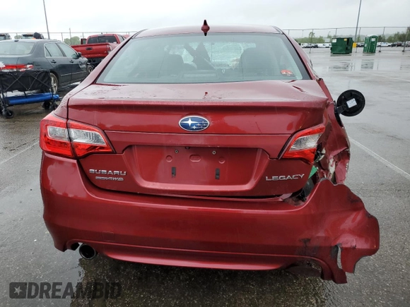 2016 Subaru Legacy Limited with VIN 4S3BNBJ60G3023246, listed as a Copart auction lot 55884365 with 145,162 mi miles and Salvage title. Bid and sale history available at DreamBid. Image 6.