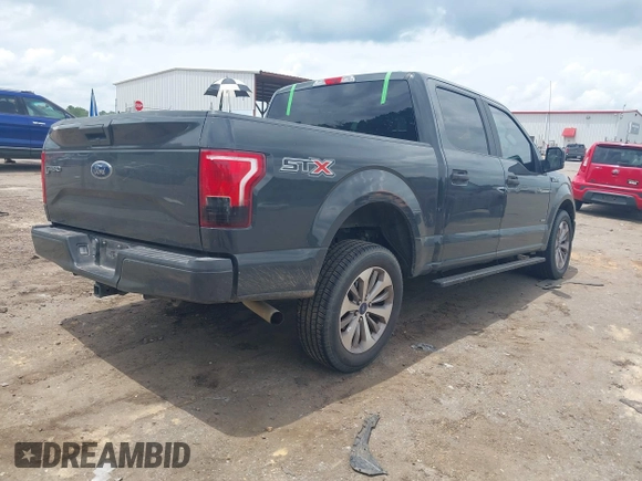 2017 Ford F-150 XL with VIN 1FTEW1CP2HKD16227, listed as a IAAI auction lot 42367227 with 129,971 mi miles and . Bid and sale history available at DreamBid. Image 4.