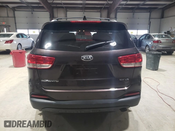 2018 Kia Sorento EX with VIN 5XYPHDA54JG355855, listed as a Copart auction lot 45316725 with 81,090 mi miles and Salvage Title. Bid and sale history available at carsss.com. Image 6.