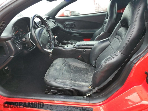 2002 Chevrolet Corvette with VIN 1G1YY32G725110548, listed as a Copart auction lot 74524004 with 0 mi miles and Salvage Title. Bid and sale history available at carsss.com. Image 7.
