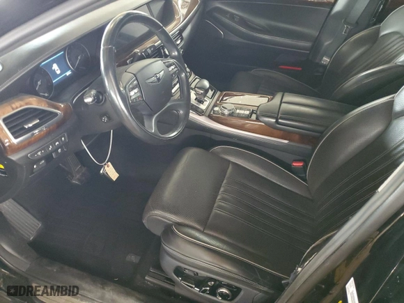 2017 Genesis G90 3.3T Premium with VIN KMHG34JA0HU020270, listed as a Copart auction lot 70626064 with 85,113 mi miles and Salvage Title. Bid and sale history available at carsss.com. Image 7.