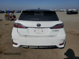 2014 Lexus CT 200h with VIN JTHKD5BH0E2190034, listed as a Copart auction lot 61309225 with 82,065 mi miles and Salvage title. Bid and sale history available at DreamBid. Image 6.