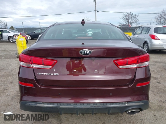 2020 Kia Optima LX with VIN 5XXGT4L37LG393078, listed as a IAAI auction lot 41444622 with 51,335 mi miles and . Bid and sale history available at DreamBid. Image 17.