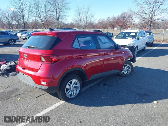 2022 Hyundai Venue SE with VIN KMHRB8A3XNU155272, listed as a IAAI auction lot 40996954 with Not Provided miles and . Bid and sale history available at DreamBid. Image 4.