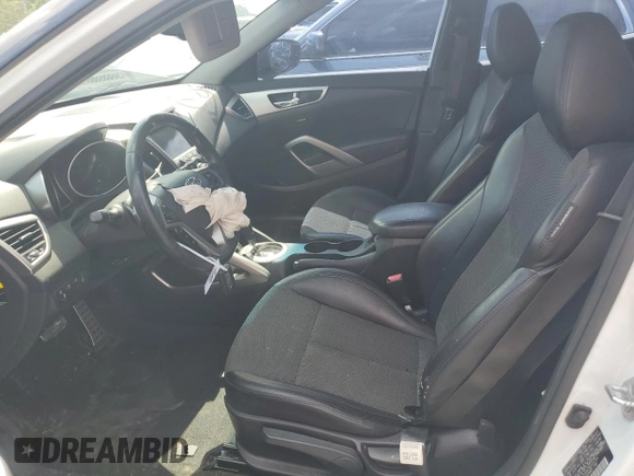 2013 Hyundai Veloster w/Gray Int with VIN KMHTC6AD7DU101720, listed as a Copart auction lot 47434785 with 138,514 mi miles and Non Repairable. Bid and sale history available at carsss.com. Image 7.