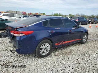 2017 Kia Optima LX with VIN 5XXGT4L35HG177799, listed as a Copart auction lot 54935045 with 92,216 mi miles and Salvage Title. Bid and sale history available at DreamBid. Image 3.