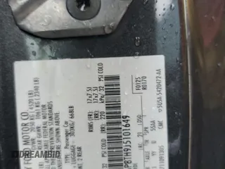 2018 Ford Mustang EcoBoost with VIN 1FA6P8TH9J5101649, listed as a Copart auction lot 57982535 with Not provided miles and Salvage title. Bid and sale history available at DreamBid. Image 12.