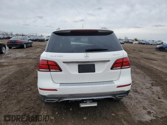 2018 Mercedes-Benz GLE 350 with VIN 4JGDA5HB2JB076077, listed as a Copart auction lot 51544465 with 49,969 mi miles and Salvage Title. Bid and sale history available at DreamBid. Image 6.