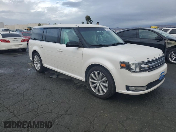 2014 Ford Flex SEL z VIN 2FMGK5C88EBD35693, wystawiony jako Copart lot #81798974 z przebiegiem 165 123 mil mil oraz Szkody całkowita. Historia ofert i sprzedaży dostępna na DreamBid. Obrazek 4.