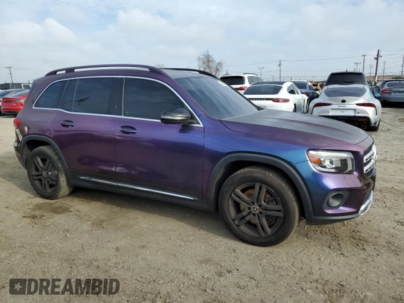 2020 Mercedes-Benz GLB 250 z VIN W1N4M4GB0LW058107, wystawiony jako Copart lot #49483925 z przebiegiem 79 477 mil mil oraz Tytuł czysty. Historia ofert i sprzedaży dostępna na DreamBid. Obrazek 4.