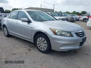 2011 Honda Accord LX with VIN 1HGCP2F3XBA112759, listed as a IAAI auction lot 42495562 with 240,706 mi miles and . Bid and sale history available at DreamBid. Image 1.