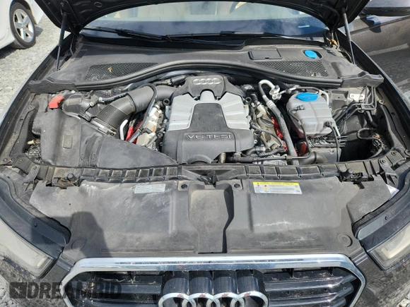 2012 Audi A6 Premium Plus with VIN WAUGGAFC6CN054165, listed as a Copart auction lot 62527695 with 55,592 mi miles and Clean title. Bid and sale history available at DreamBid. Image 11.