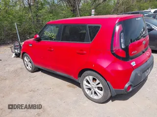 2015 Kia Soul + with VIN KNDJP3A51F7785902, listed as a IAAI auction lot 42060311 with 109,819 mi miles. Bid and sale history available at carsss.com. Image 3.