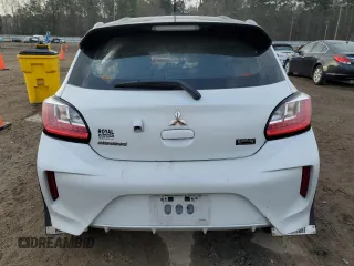 2023 Mitsubishi Mirage Black Edition with VIN ML32AWHJ7PH004793, listed as a Copart auction lot 44710115 with Not provided miles and Salvage title. Bid and sale history available at DreamBid. Image 6.