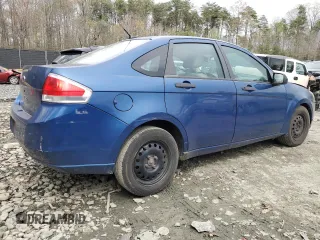 2008 Ford Focus S with VIN 1FAHP34N48W223081, listed as a Copart auction lot 51976795 with 154,939 mi miles and Salvage Title. Bid and sale history available at carsss.com. Image 3.