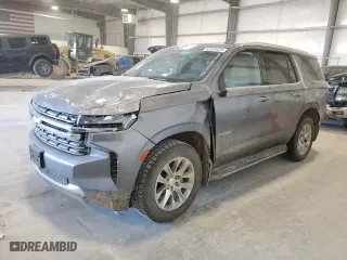 2022 Chevrolet Tahoe Premier with VIN 1GNSKSKD6NR292665, listed as a Copart auction lot 82039424 with 50,802 mi miles and Salvage Title. Bid and sale history available at carsss.com. Image 1.