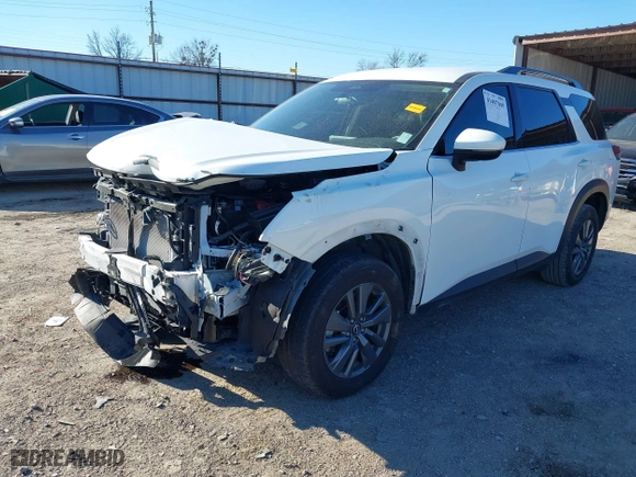 2023 Nissan Pathfinder SV with VIN 5N1DR3BA7PC249611, listed as a IAAI auction lot 41407045 with 35,383 mi miles. Bid and sale history available at carsss.com. Image 18.