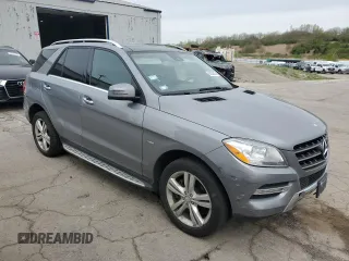 2012 Mercedes-Benz M ML 350 with VIN 4JGDA5HBXCA018064, listed as a Copart auction lot 55230025 with 166,360 mi miles and Clean Title. Bid and sale history available at carsss.com. Image 4.