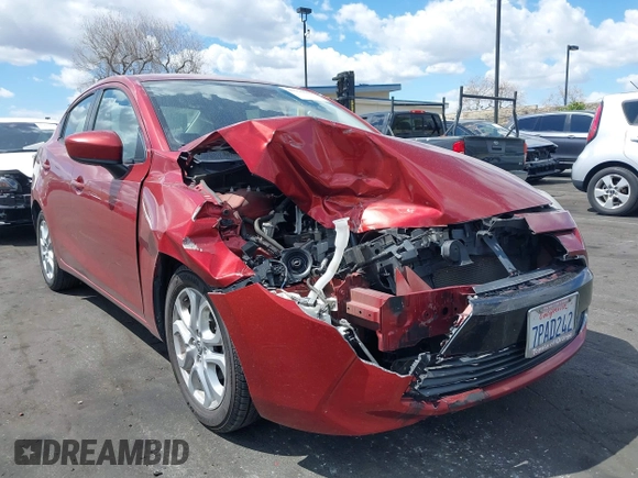 2016 Scion iA with VIN 3MYDLBZV7GY106529, listed as a IAAI auction lot 41915609 with 81,331 mi miles. Bid and sale history available at carsss.com. Image 6.
