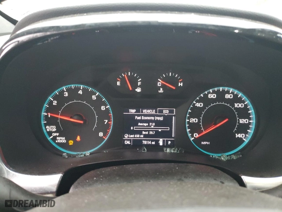 2023 Chevrolet Traverse LS with VIN 1GNERFKW8PJ157495, listed as a Copart auction lot 43266265 with 79,114 mi miles and Salvage Title. Bid and sale history available at carsss.com. Image 9.