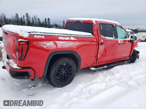 2024 GMC Sierra 1500 Pro with VIN 1GTUUAED8RZ203105, listed as a Copart auction lot 82623234 with 9,778 mi miles and Salvage Title. Bid and sale history available at carsss.com. Image 3.