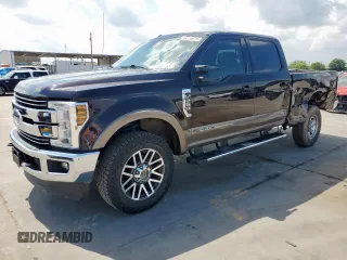 2018 Ford F-250 XL with VIN 1FT7W2BT4JEB88560, listed as a Copart auction lot 64116015 with 140,748 mi miles and Salvage title. Bid and sale history available at DreamBid. Image 1.