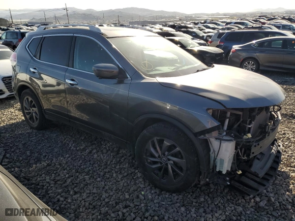 2016 Nissan Rogue SV with VIN 5N1AT2MV1GC920527, listed as a Copart auction lot 50735955 with 109,060 mi miles and Salvage Title. Bid and sale history available at carsss.com. Image 4.