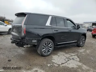 2024 Cadillac Escalade 4WD Premium Luxury with VIN 1GYS4BKL3RR336602, listed as a Copart auction lot 86166724 with 6,046 mi miles and Salvage Title. Bid and sale history available at carsss.com. Image 3.