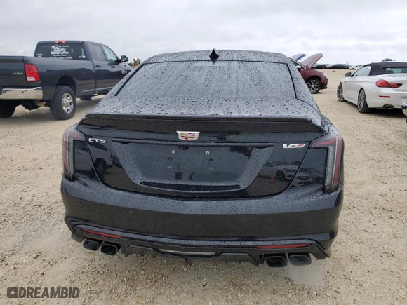 2023 Cadillac CT5-V Blackwing with VIN 1G6DY5R65P0810087, listed as a Copart auction lot 74715544 with NaN miles and Salvage Title. Bid and sale history available at carsss.com. Image 6.