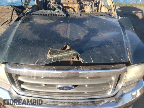 2002 Ford Super Duty F-250 XL with VIN 1FTNX21S92EB48599, listed as a Copart auction lot 72686904 with 0 mi miles and Non Repairable. Bid and sale history available at carsss.com. Image 11.