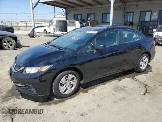 2013 Honda Civic LX z VIN 19XFB2F51DE249181, wystawiony jako Copart lot #58154505 z przebiegiem 133 385 mil mil oraz Szkoda całkowita • Salvage title. Historia ofert i sprzedaży dostępna na DreamBid. Obrazek 1.