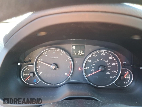 2013 Subaru Outback 2.5i with VIN 4S4BRCAC2D1303172, listed as a Copart auction lot 46005195 with 115,795 mi miles and Salvage title. Bid and sale history available at DreamBid. Image 9.