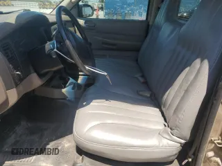 2002 Dodge Dakota with VIN 1B7FL16X62S519749, listed as a Copart auction lot 52776145 with 158,601 mi miles and Salvage Title. Bid and sale history available at carsss.com. Image 7.