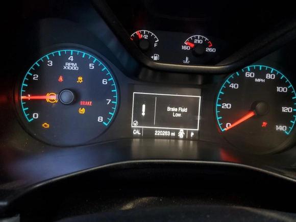 2016 Chevrolet Colorado 2WD WT with VIN 1GCGSBE37G1341066, listed as a Copart auction lot 48000365 with 220,263 mi miles and Salvage Title. Bid and sale history available at carsss.com. Image 9.