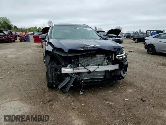 2025 Genesis GV70 2.5T with VIN 5NMMADTB2SH018019, listed as a Copart auction lot 55451745 with 8,645 mi miles and Salvage title. Bid and sale history available at DreamBid. Image 13.