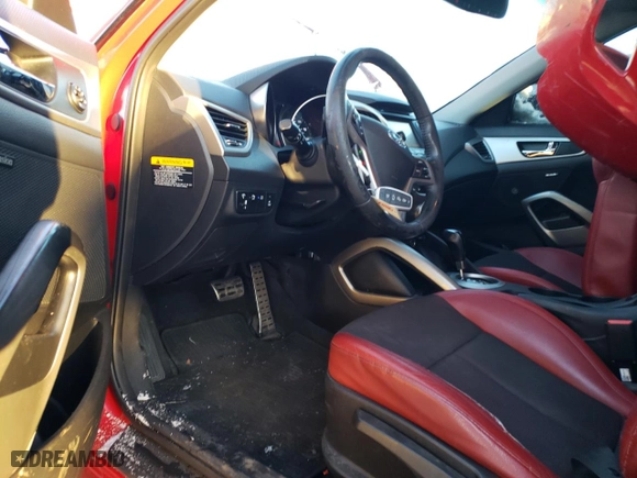 2013 Hyundai Veloster w/Gray Int with VIN KMHTC6AD1DU144742, listed as a Copart auction lot 42485595 with 136,073 mi miles and Salvage Title. Bid and sale history available at carsss.com. Image 7.