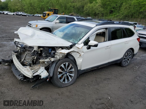 2015 Subaru Outback Limited with VIN 4S4BSALC2F3252284, listed as a Copart auction lot 55991145 with Not Provided miles and Salvage Title. Bid and sale history available at DreamBid. Image 1.