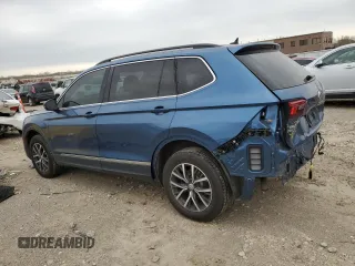 2020 Volkswagen Tiguan SE with VIN 3VV2B7AX2LM082646, listed as a Copart auction lot 51425425 with 53,110 mi miles and Salvage Title. Bid and sale history available at DreamBid. Image 2.